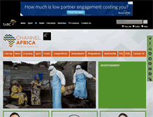 Tablet Screenshot of channelafrica.co.za
